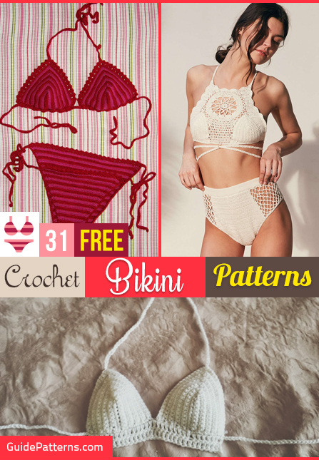 Glans Habubu Zonder 31 Free Crochet Bikini Patterns | Guide Patterns