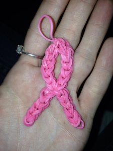 rainbow loom keychain