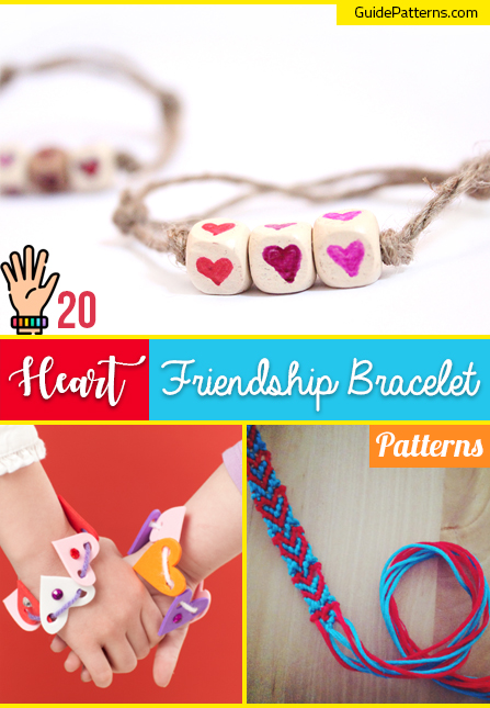 DIY Heart Friendship Bracelet  Honestly WTF