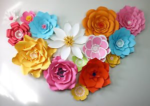 Paper Flower Wall Backdrop