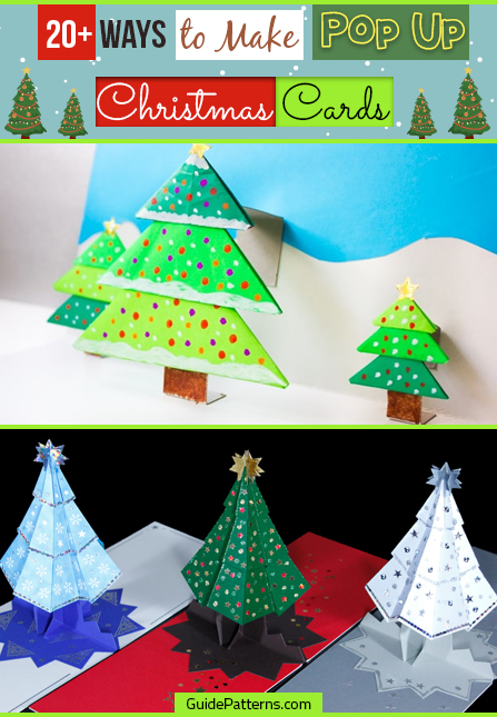 20+ Ways to Make Pop Christmas Cards | Guide Patterns