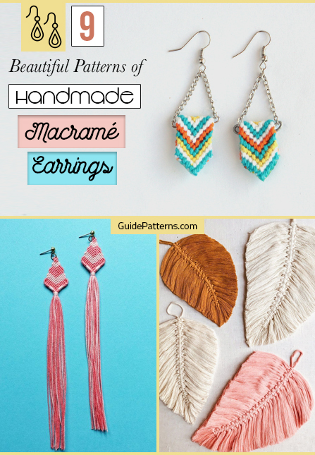 How to Make Gorgeous DIY Macrame Earrings  Knots  Supplies  DIY Patterns   Macrame for Beginners