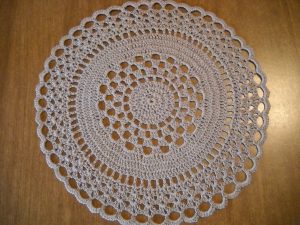 Easy Crochet Round Doily Pattern