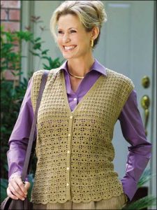 Easy Crochet Vest Pattern Free