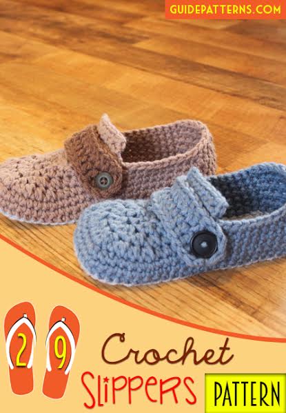 little boy crochet slipper pattern