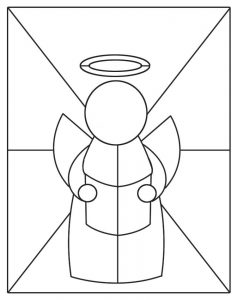 Angel Stained Glass Pattern
