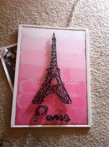 Eiffel Tower String Art