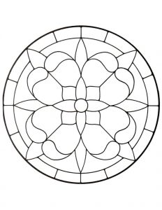 45 Simple Stained Glass Patterns Guide Patterns