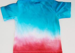 Red White and Blue Tie Dye Shirt