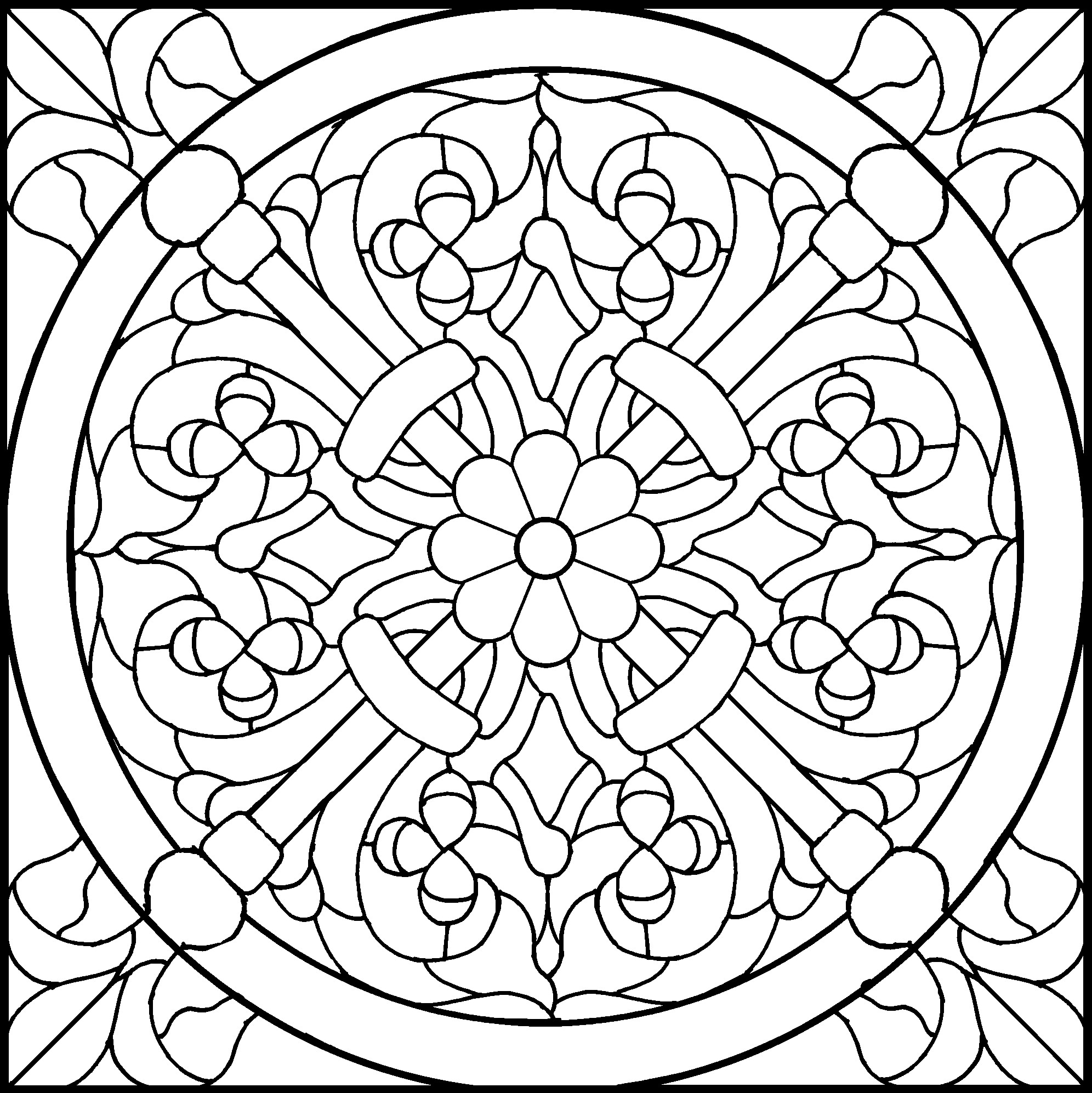 Free Stained Glass Patterns Printable