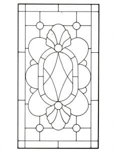 Victorian Stained Glass Pattern