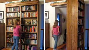 DIY Bookcase Door