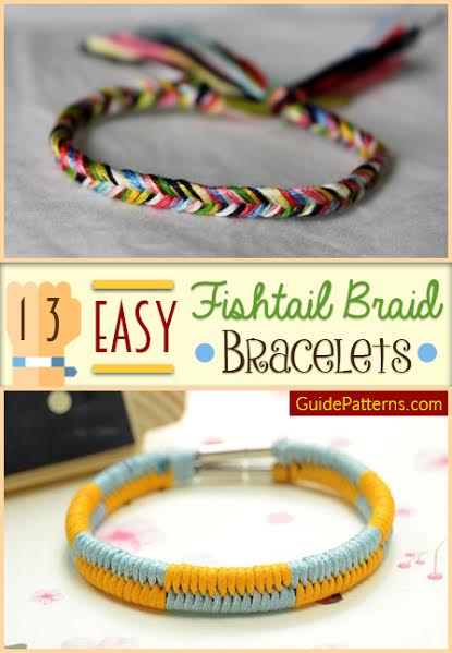 13 Easy Fishtail Braid Bracelets | Guide Patterns