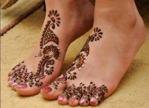 Henna Foot Design