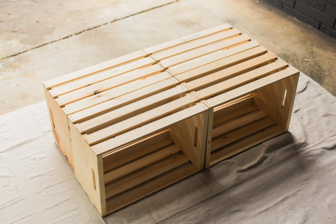 20 DIY Wooden Crate Coffee Tables | Guide Patterns