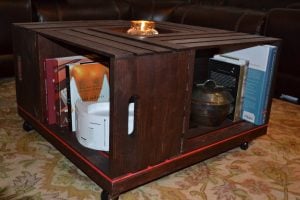 Coffee Table Made out of Crates