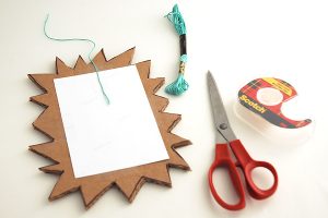 DIY Cardboard Picture Frame