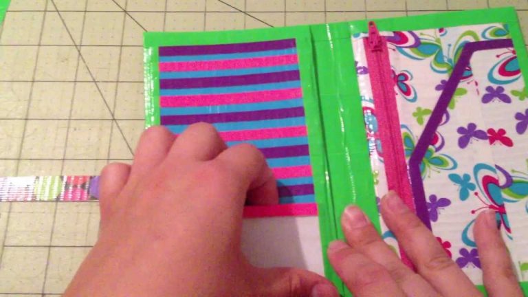 24 Cool Duct Tape Wallet DIY Instructions - Guide Patterns