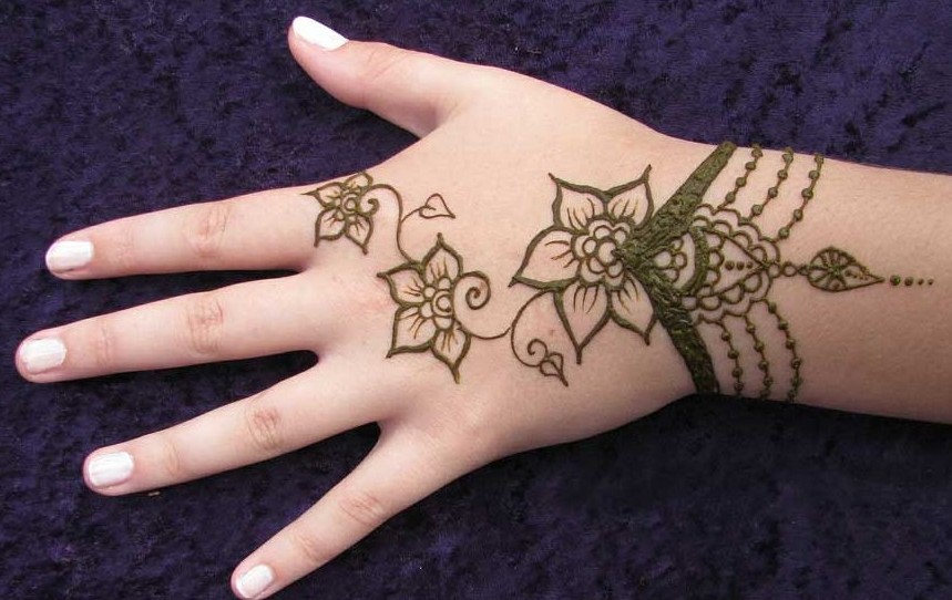 Gambar 15 Simple Mehndi Designs Kids Guide Patterns Henna Design Idea ...