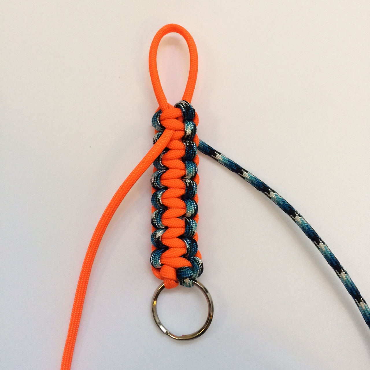 Various Colour Designs Handmade Paracord 'Bell Rope' Keychain Keyring 