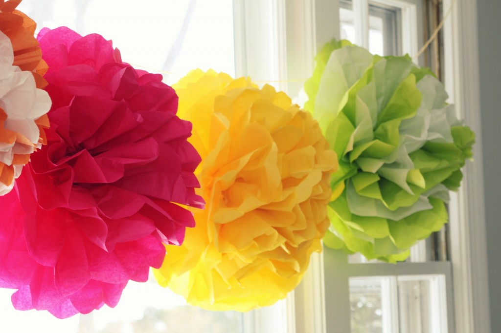 Tissue Paper Pom Poms | Patterns