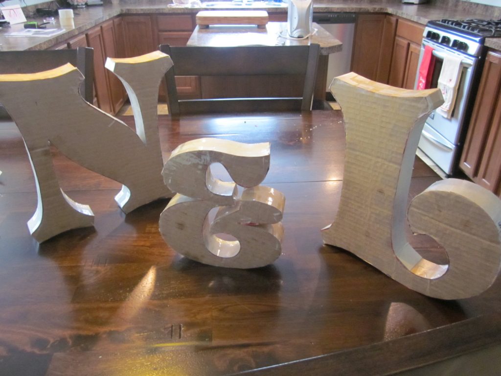 24 DIY Paper Mache Letters Guide Patterns