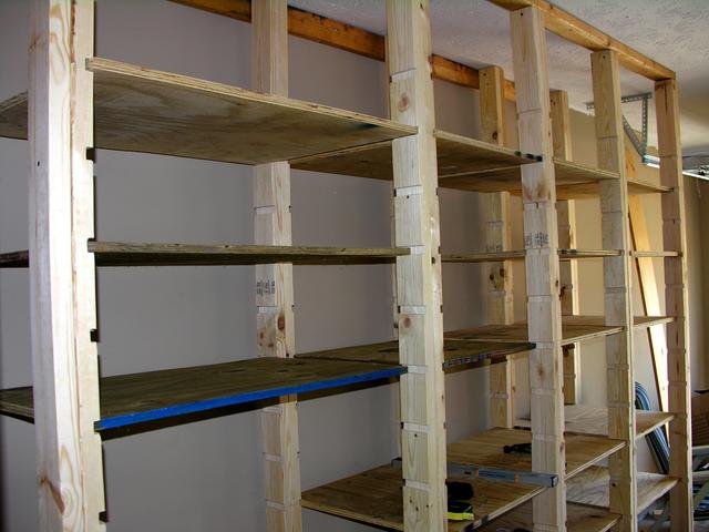 DIY Garage Shelves Plans