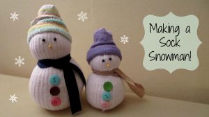 Baby Sock Snowmen