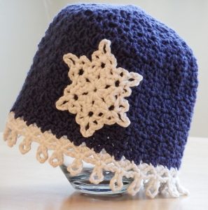 Crochet Snowflake Hat