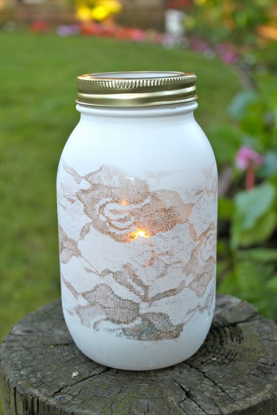 29+ DIY Mason Jar Candles and Holders Guide Patterns