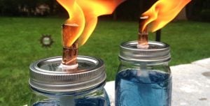 Mason Jar Oil Candles