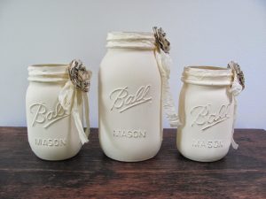 Painted Mason Canning Jars