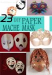 23 Máscara Mache de Papel Frio