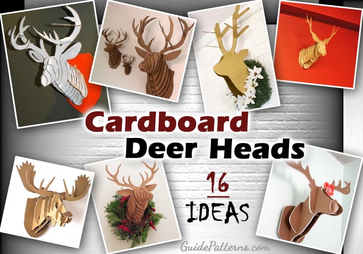 Cardboard Deer Head Patterns