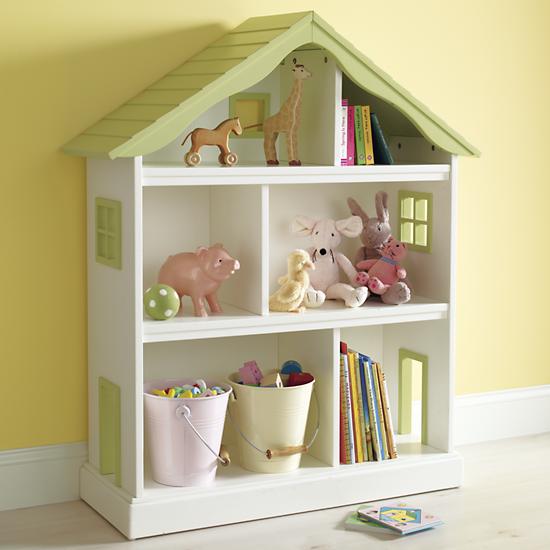 wood dollhouse bookcase