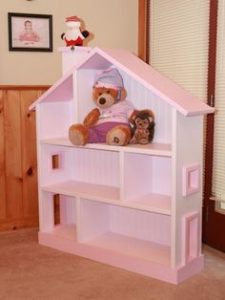 Dollhouse Toddler Bookcase