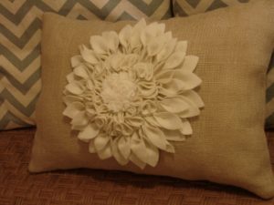 Felt Flower Pillow