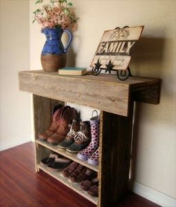 How To Build Pallet Shoe Rack Furniture