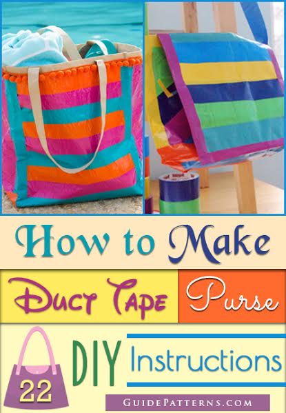 How to Make Duct Tape Purse: 22 DIY Instructions | Guide Patterns