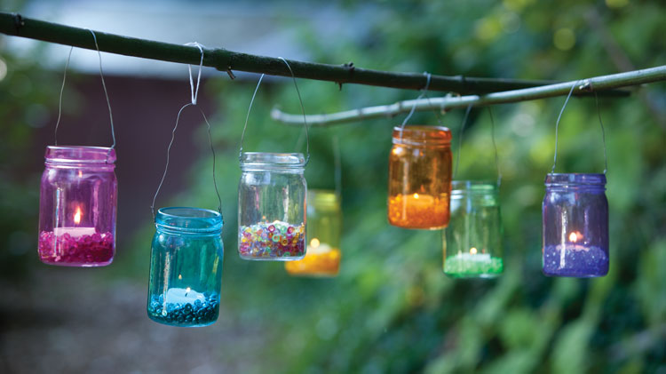 Image result for Glass jar lanterns