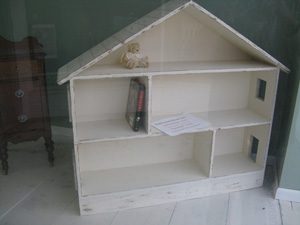 Unfinished Dollhouse Bookcase