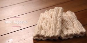 Crochet Boot Cuff Design