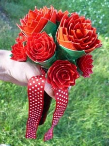 Duct Tape Rose Bouquet