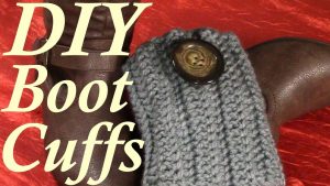 Free Crochet Boot Cuff Pattern
