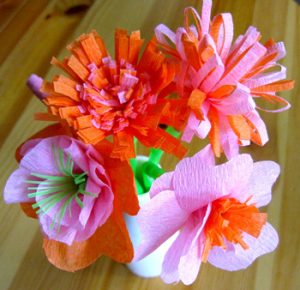 Handmade Crepe Paper Flowers