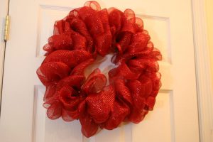 How to Make Mesh Ribbon Wreath