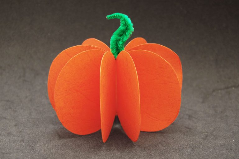 14 DIY Paper Pumpkin Craft Ideas Guide Patterns