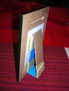 Cardboard Picture Frame with Stand
