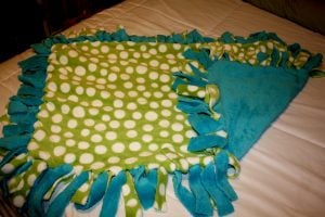 How to Make Fleece Tie Blanket