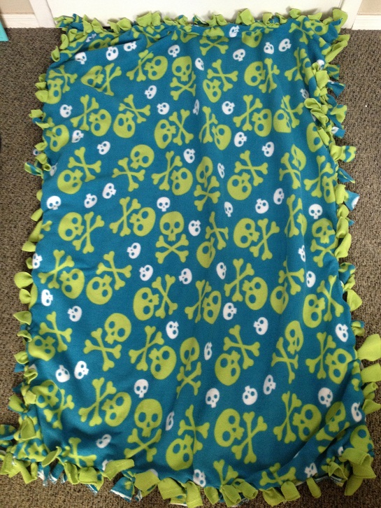 How To Make A Fleece Tie Blanket Howtofg
